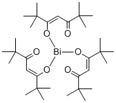 BISMUTH TRIS(2,2,6,6-TETRAMETHYL-3,5-HEPTANEDIONATE) Struktur