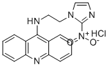 9-(2-(2-nitro-1-imidazolyl)ethylamino)acridine,142618-00-6,结构式