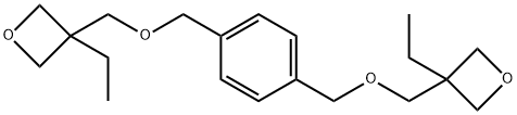 1,4-双[(3-乙基-3-氧杂环丁基甲氧基)甲基]苯 结构式