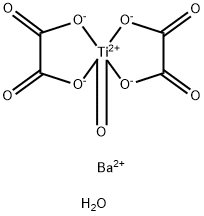 BARIUM TITANYL OXALATE TETRAHYDRATE 结构式