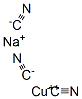 Sodium copper cyanide Struktur