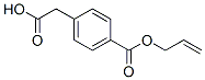 Benzeneacetic acid, 4-[(2-propenyloxy)carbonyl]- (9CI),142650-93-9,结构式