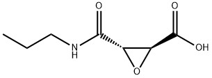 (2S,3S)-3-(propylcarbaMoyl)oxirane-2-carboxylic acid Structure