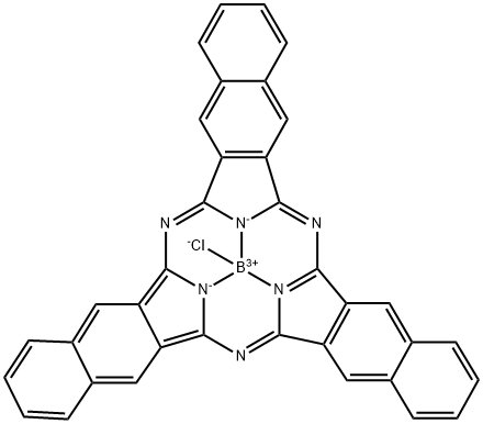 Boron sub-2,3-naphthalocyanine chloride Structure