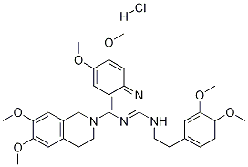 142715-48-8 4-(3,4-Dihydro-6,7-diMethoxy-2(1H)-isoquinolinyl)-N-[2-(3,4-diMethoxyphenyl)ethyl]-6,7-diMethoxy-2-quinazolinaMine Monohydrochloride