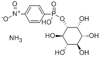 4-NITROPHENYL MYO-INOSITOL-1-PHOSPHATE, AMMONIUM SALT Struktur