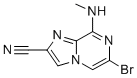6-bromo-8-methylaminoimidazo(1,2-a)pyrazine-2-carbonitrile 结构式