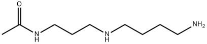 N-[3-(4-氨基丁氨基)丙基]乙酰胺 结构式