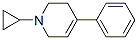 1-cyclopropyl-4-phenyl-1,2,3,6-tetrahydropyridine Structure