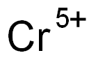 CHROMIUM(V) 化学構造式