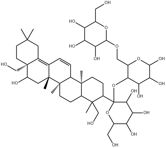 断血流皂苷 A, 142809-89-0, 结构式