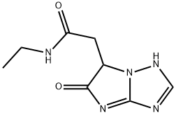 N-ethyl-2-(5-oxo-5,6-dihydro-4H-imidazo[1,2-b][1,2,4]triazol-6-yl)acetamide Structure