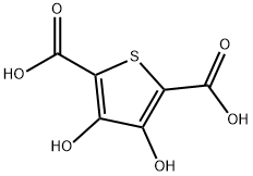 2,5-Thiophenedicarboxylic acid, 3,4-dihydroxy- Struktur