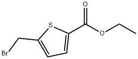 2-BROMOMETHYLTHIOPHENE-5-CARBOXYLIC ACID ETHYL ESTER 化学構造式