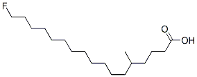 5-methyl-17-fluoroheptadecanoic acid 结构式