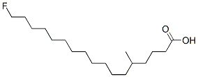 5-methyl-17-fluoroheptadecanoic acid Structure