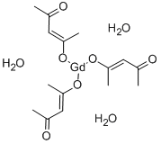 乙酰丙酮钆水合物,14284-87-8,结构式