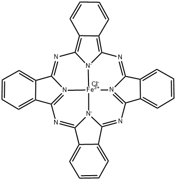 氯酞花青铁 结构式