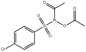 N-ACETYL-N-ACETOXY-4-CHLOROBENZENESULFONAMIDE Structure