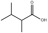 2,3-ジメチルブタン酸 化学構造式