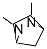 2,3-Diazabicyclo[2.2.1]heptane, 2,3-dimethyl- Structure