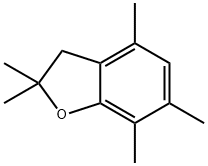 2,2,4,6,7-Pentamethyldihydrobenzofuran Struktur