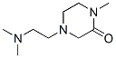 Piperazinone, 4-[2-(dimethylamino)ethyl]-1-methyl- (9CI) 化学構造式