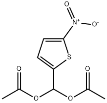 5-nitrothiophen-2-ylmethylene diacetate Structure