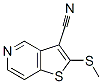 Thieno[3,2-c]pyridine-3-carbonitrile, 2-(methylthio)- (9CI) 化学構造式