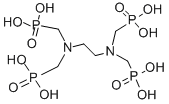 Ethylenebis(nitrilodimethylene)tetraphosphonic acid Struktur