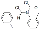 N-(1-クロロ-N-o-トリルホルムイミドイル)-o-メチルカルバニロイルクロリド 化学構造式