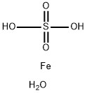 硫酸鉄(III)五水和物 化学構造式