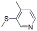 Pyridine, 4-methyl-3-(methylthio)- (9CI)|