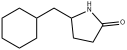 5-(Cyclohexylmethyl)pyrrolidin-2-one Struktur