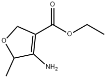 ethyl 4-aMino-5-Methyl-2,5-dihydrofuran-3-carboxylate Struktur