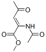 2-Pentenoic  acid,  2-(acetylamino)-4-oxo-,  methyl  ester,142937-78-8,结构式
