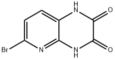 Pyrido[2,3-b]pyrazine-2,3-dione, 6-bromo-1,4-dihydro- Structure