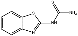 Thiourea, 2-benzothiazolyl- (9CI) Structure