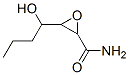 Oxiranecarboxamide, 3-(1-hydroxybutyl)- (9CI) Struktur