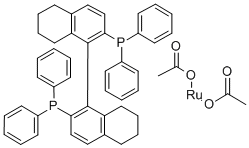 Diacetato[(S)-(-)-2,2'-bis(diphenylphosphino)-5,5',6,6',7,7',8,8'-octahydro-1,1'-binaphthy]ruthenium(II)