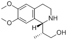 (R)-2-((R)-6,7-DIMETHOXY-1,2,3,4-TETRAHYDRO-ISOQUINOLIN-1-YL)-PROPAN-1-OL Struktur