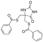 5,5-bis(benzoylsulfanylmethyl)imidazolidine-2,4-dione|