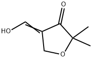 3(2H)-Furanone, dihydro-4-(hydroxymethylene)-2,2-dimethyl- (9CI) Struktur