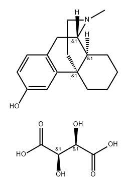 Dextrorphan Tartrate Structure