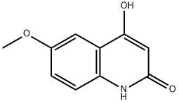 4-羟基-6-甲氧基喹啉-2-酮,14300-45-9,结构式