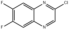 2-氯-6,7-二氟喹喔啉, 143007-15-2, 结构式