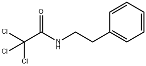 AcetaMide, 2,2,2-trichloro-N-(2-phenylethyl)- Structure