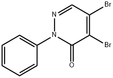 4,5-DIBROMO-2-PHENYL-2,3-DIHYDROPYRIDAZIN-3-ONE Structure