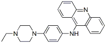 N-[4-(4-ethylpiperazin-1-yl)phenyl]acridin-9-amine 结构式