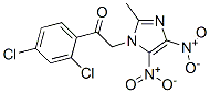 Ethanone,  1-(2,4-dichlorophenyl)-2-(2-methyl-4,5-dinitro-1H-imidazol-1-yl)- Structure